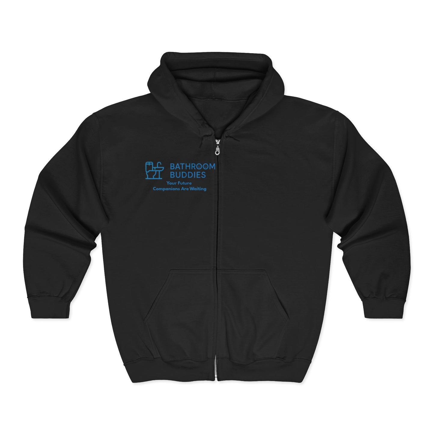Bathroom Buddies Full Zip Hooded Sweatshirt