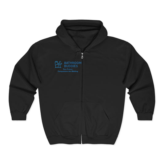 Bathroom Buddies Full Zip Hooded Sweatshirt